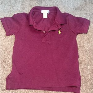 Burgundy polo💛